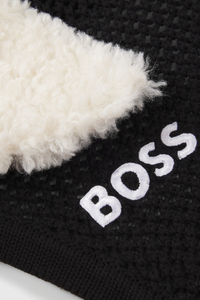BOSS AW 2026 Nauszniki Chicago Teddy Black – zdjęcie 2