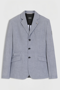 BOSS AW 2026 Marynarka konkursowa Adrian Silver Grey Melange – zdjęcie 2