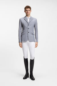 BOSS AW 2026 Marynarka konkursowa Adrian Silver Grey Melange – zdjęcie 3
