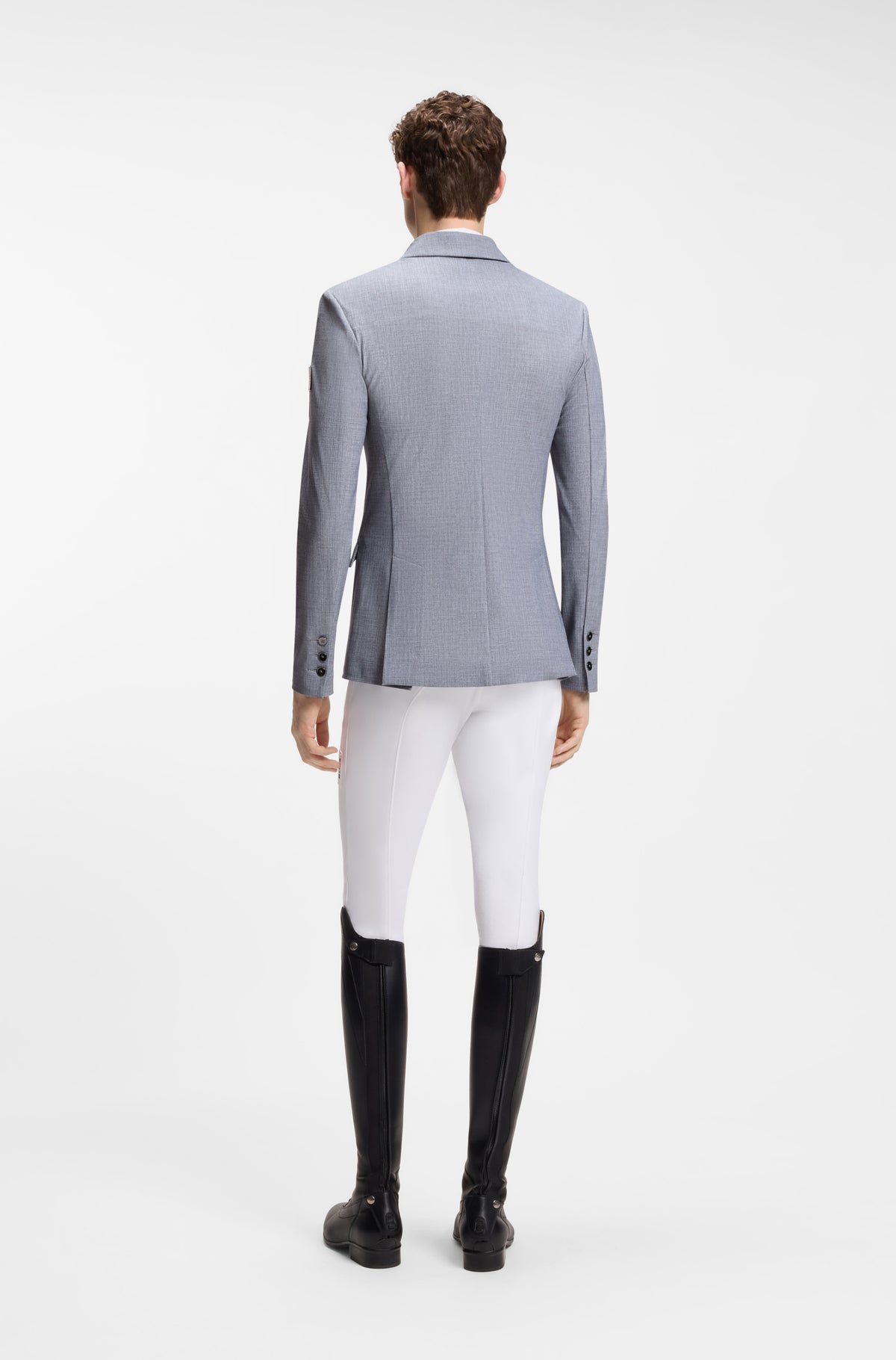 BOSS AW 2026 Marynarka konkursowa Adrian Silver Grey Melange – zdjęcie 6