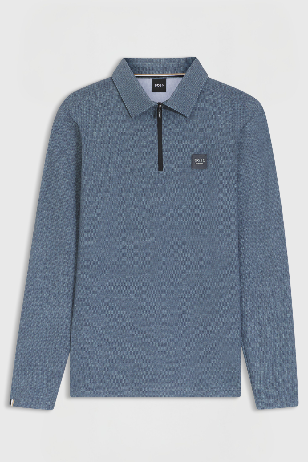 BOSS AW 2026 Koszulka treningowa męska Eaton Sky Captain Melange – zdjęcie 2