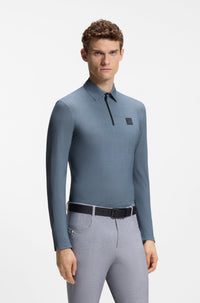 BOSS AW 2026 Koszulka treningowa męska Eaton Sky Captain Melange