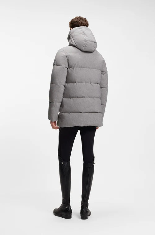 BOSS AW 2026 Parka pikowana Jaden Silver Grey Melange