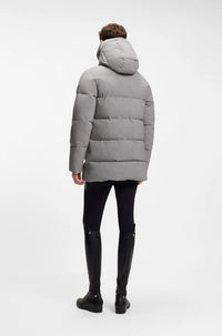 BOSS AW 2026 Parka pikowana Jaden Silver Grey Melange