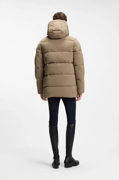 BOSS AW 2026 Parka pikowana Jaden Silver Grey Melange