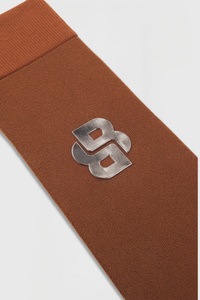 BOSS AW 2026 Podkolanówki Davina Tortoise – zdjęcie 2
