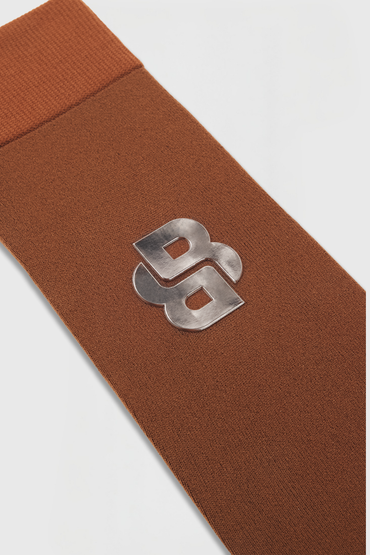 BOSS AW 2026 Podkolanówki Davina Tortoise – zdjęcie 2