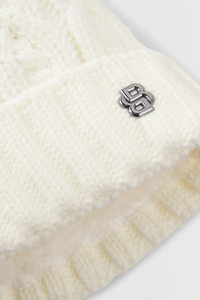 BOSS AW 2026 Czapka zimowa Bella Soft Cream – zdjęcie 4