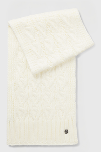 BOSS AW 2026 Szalik Bora Soft Cream – zdjęcie 2