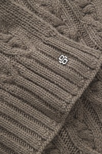 BOSS AW 2026 Szalik Bora Tealeaf – zdjęcie 4