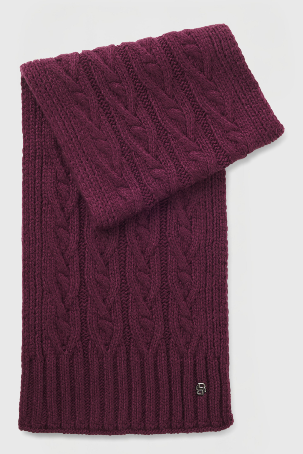 BOSS AW 2026 Szalik Bora Deep Purple – zdjęcie 2