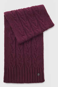 BOSS AW 2026 Szalik Bora Deep Purple – zdjęcie 2