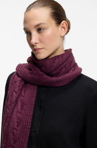 BOSS AW 2026 Szalik Bora Deep Purple