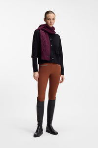 BOSS AW 2026 Szalik Bora Deep Purple – zdjęcie 4