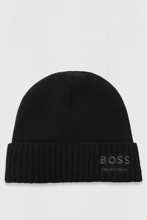 BOSS FW 2026 Czapka zimowa Ron Black