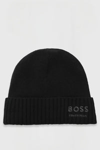 BOSS FW 2026 Czapka zimowa Ron Black
