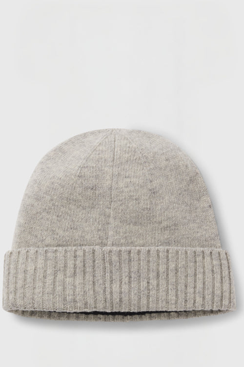 BOSS FW 2026 Czapka zimowa Ron Grey Melange