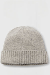 BOSS FW 2026 Czapka zimowa Ron Grey Melange
