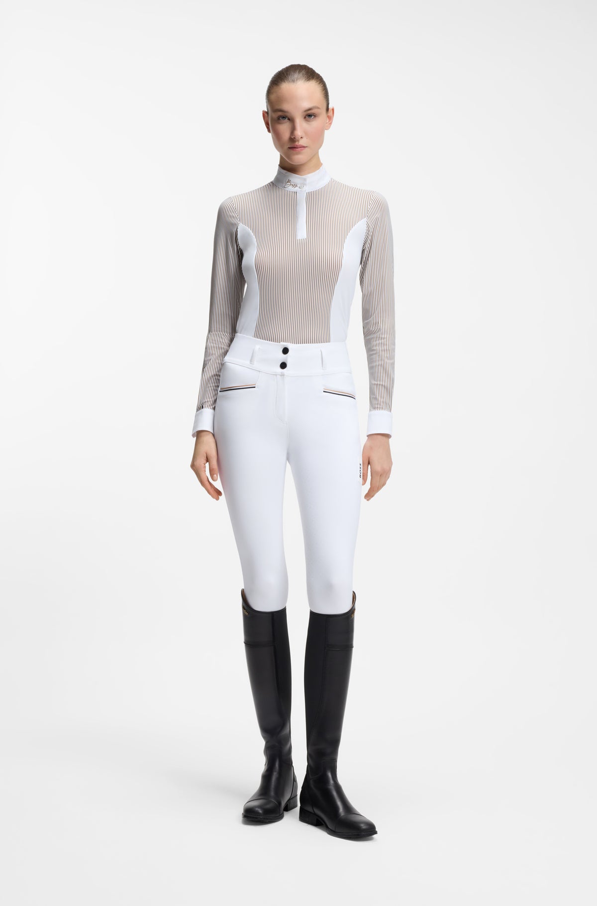 BOSS AW 2026 Koszula konkursowa damska Edora Walnut – zdjęcie 5