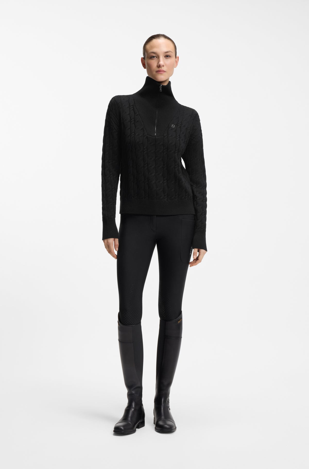 BOSS AW 2026 Sweter damski Ella Black – zdjęcie 4
