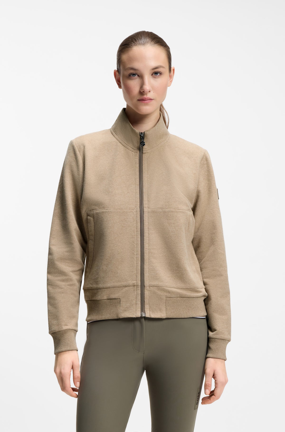 BOSS AW 2026 Bluza treningowa damska Ally Walnut