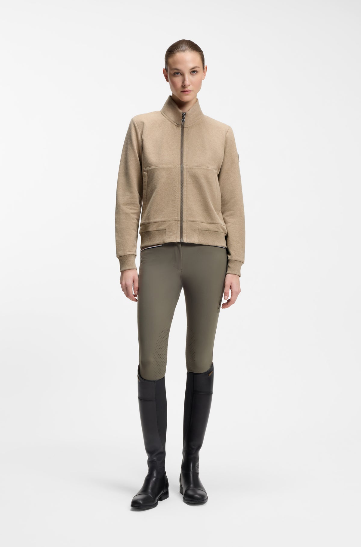 BOSS AW 2026 Bluza treningowa damska Ally Walnut – zdjęcie 4