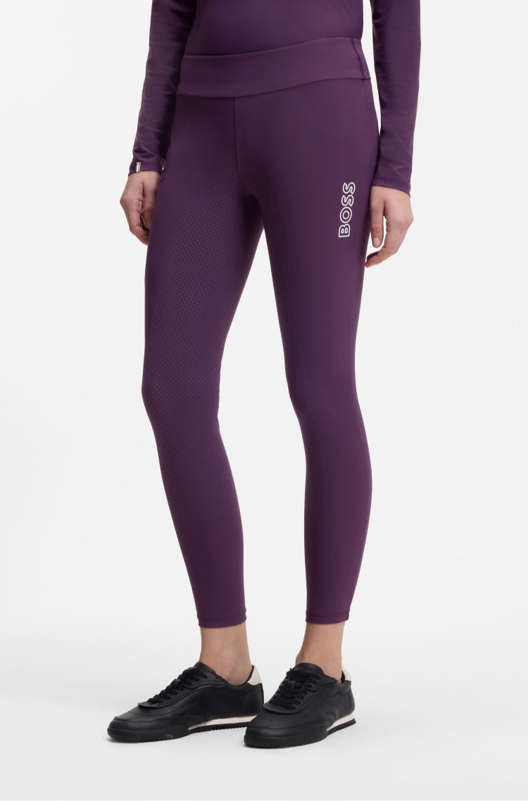 BOSS FW 2026 Legginsy Harriett Deep Purple