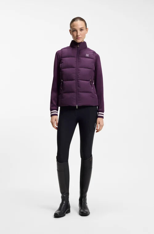 BOSS AW 2026 Kamizelka pikowana Viola Deep Violet