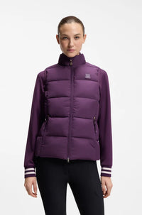 BOSS AW 2026 Kamizelka pikowana Viola Deep Violet