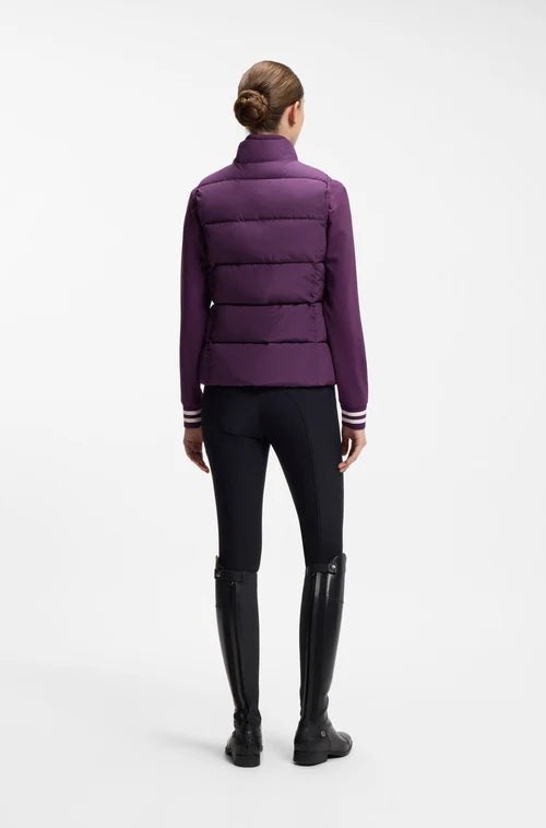 BOSS AW 2026 Kamizelka pikowana Viola Deep Violet