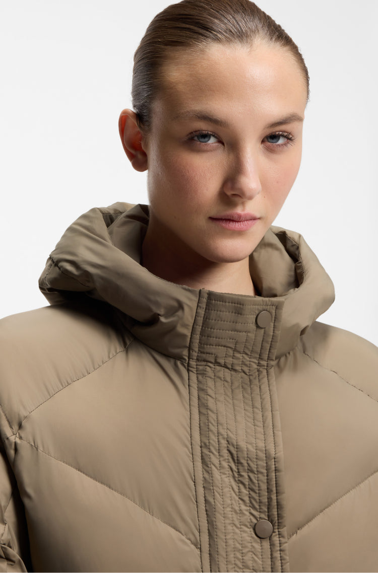 BOSS FW 2026 Kurtka bombowa Marsha Walnut