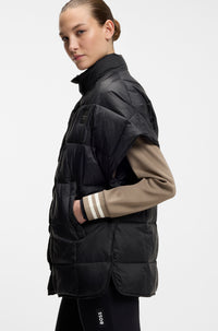 BOSS AW 2026 Peleryna pikowana Demi Black – zdjęcie 5