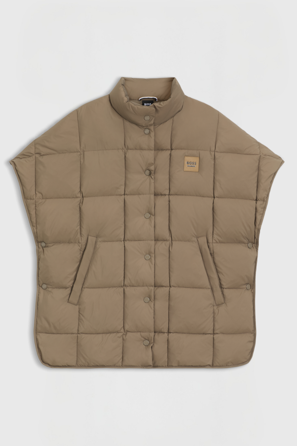 BOSS AW 2026 Peleryna pikowana Demi Walnut – zdjęcie 2