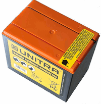 Bateria chlorkowa do elektryzatora, 9 V, 130 Ah Unitra