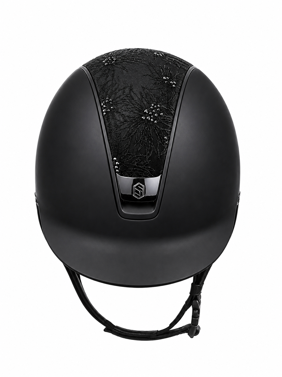 SAMSHIELD Kask jeździecki Shadowmatt 2.0 Crystal Leaf Black Chrome