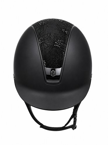 SAMSHIELD Kask jeździecki Shadowmatt 2.0 Crystal Leaf Black Chrome