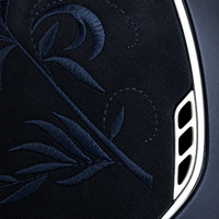 SAMSHIELD Kask jeździecki Shadowmatt 2.0 Embrodery Crystal Fabric Silver Navy