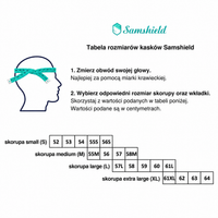SAMSHIELD Kask Miss Shield 2.0 Shadowmatt / Czarny Chrom / czarny