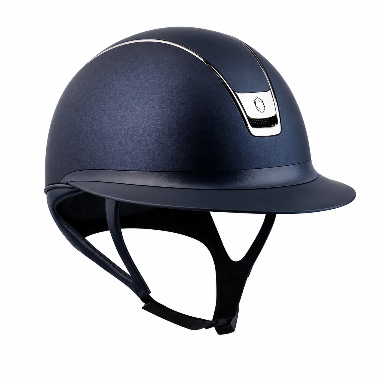SAMSHIELD Kask Miss Shield 2.0 Shadowmatt / Czarny Chrom / Granatowy