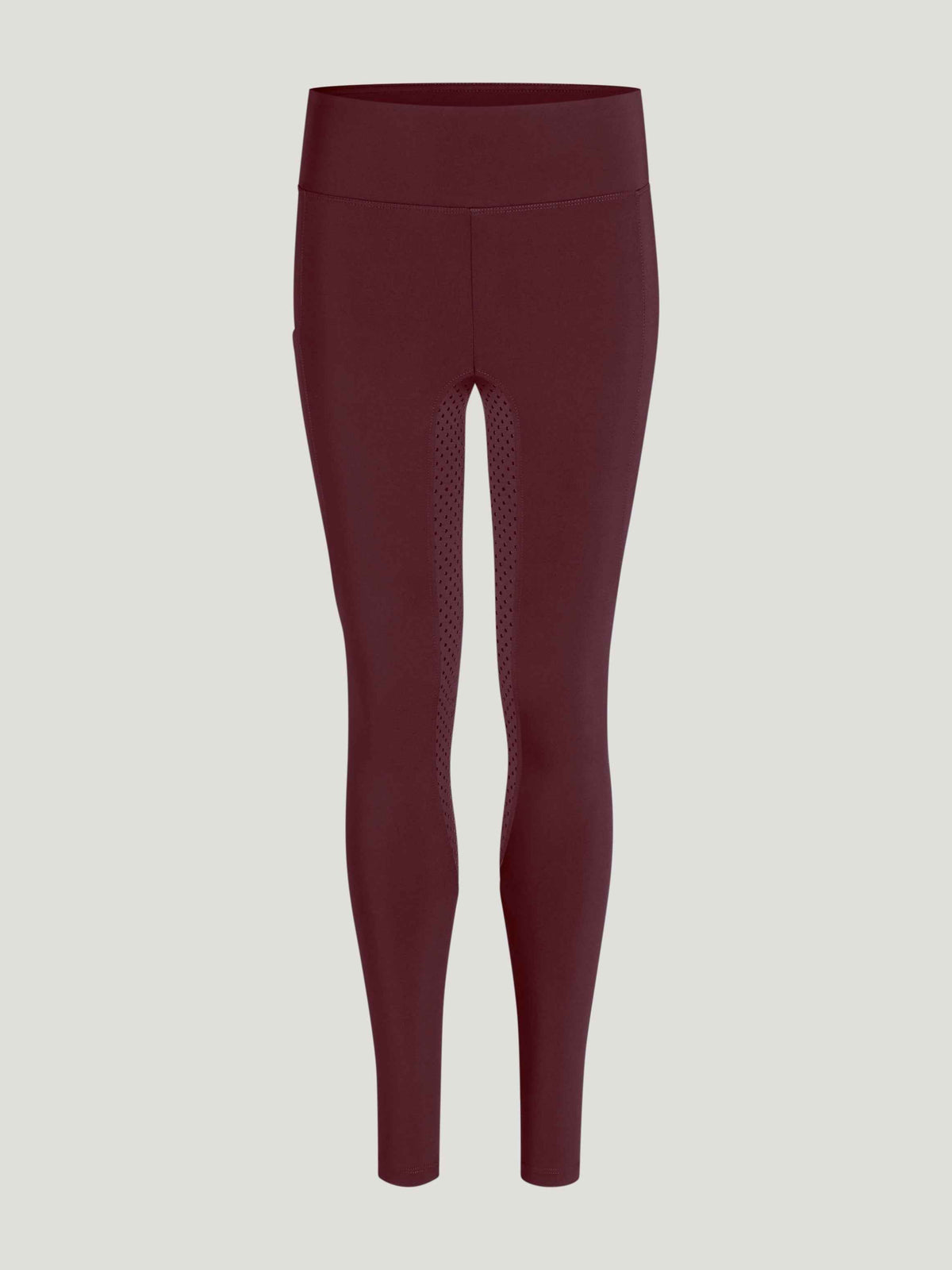 Tommy Hilfiger A/W 26 Legginsy młodzieżowe Devon Full Grip Deep Burgundy