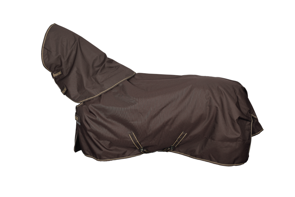 Derka padokowa Bucas Irish Turnout 150 + Neck Set Black/Gold