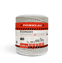 Plecionka do ogrodzeń elektrycznych Pomelac ECO biała