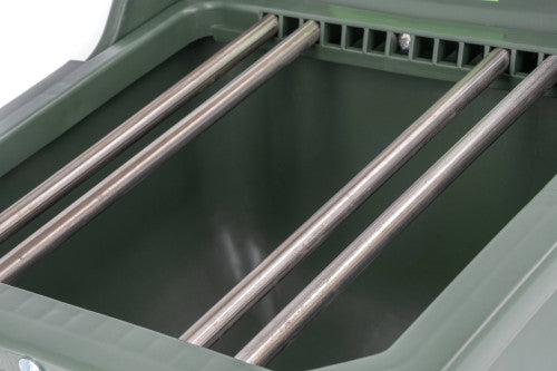 Karmidło dla źrebiąt z prętami, oliwkowy, 9 l, Kerbl