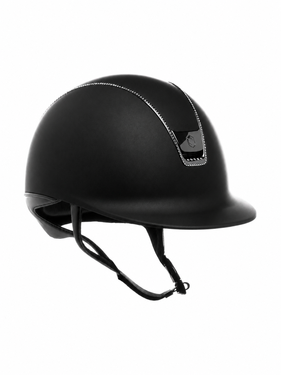 SAMSHIELD Kask jeździecki Shadow  2.0 Jump Black 300 + 5 Swarovski Crystals