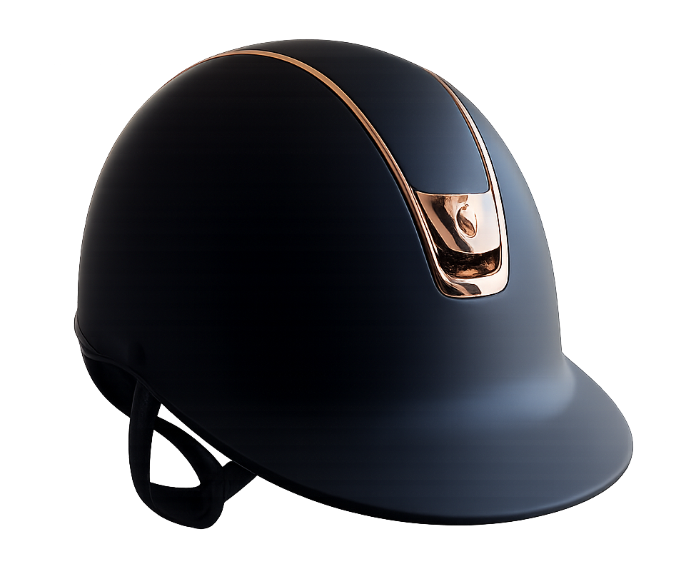 SAMSHIELD Kask jeździecki Shadowmatt 2.0 Blue / Rose Gold