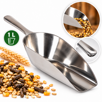 Szufelka aluminiowa dozownik miarka do paszy 1000 ml