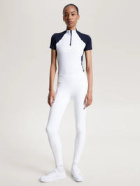 Tommy Hilfiger A/W 26 Legginsy całoroczne Elmira Full Grip TH Optic White