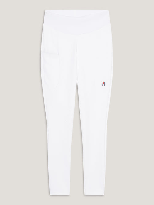 Tommy Hilfiger A/W 26 Legginsy całoroczne Elmira Full Grip TH Optic White