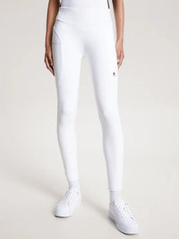Tommy Hilfiger A/W 26 Legginsy całoroczne Elmira Full Grip TH Optic White