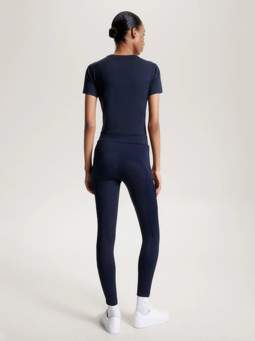 Tommy Hilfiger A/W 26 Legginsy całoroczne Elmira Full Grip Desert Sky